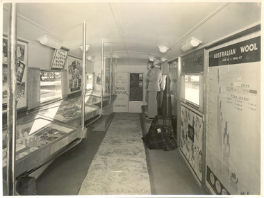 Photograph - Wool Display, Australian Wool Board, 1940s
