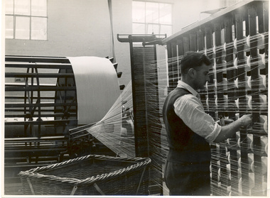 Photograph, Warping machine R S & S