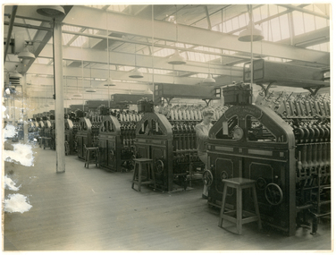 Photograph, R S & S worsted spinning