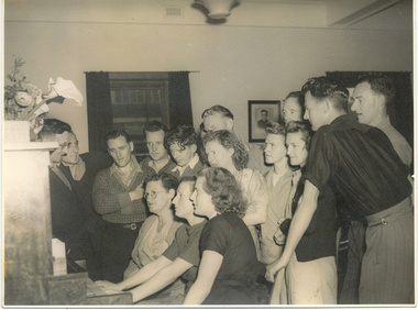 Photograph - Midday Lunch Break, Returned Sailors and Soldiers Mill, 1940s