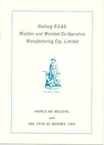 Annual Report, Geelong R S & S Woollen & Worsted Co-operative Manufacturing Coy: 49th Annual Report, 1969