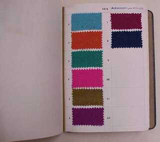 Book, Cloth Sample