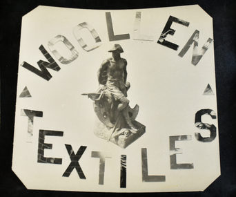 Photograph - Woollen Textiles, Title Print, Returned Sailors and Soldiers Mill, Norm Holroyd, 1960's - 1970's