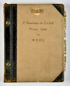 Kanematsu collection, Kanematsu Private Code for Wool, 1953