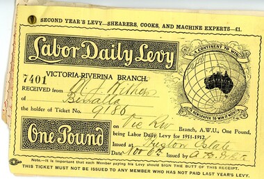 Archive - Union tickets