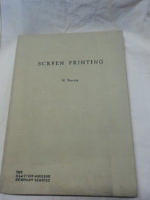 Hardback Book, Screen Printing