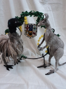 Textile - Felted Coat of Arms, Heather Frizzell, 2016