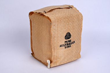 Container - Miniature Bool Bale, Geelong Wool Combing, 1993