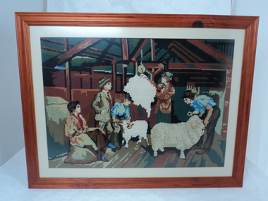 Textile - Tapestry, Monica Baker, Weighing The Fleece, 2001