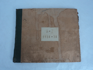 Ledger, 1938-1939