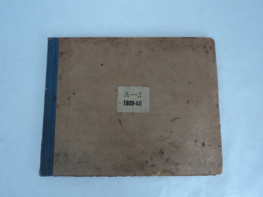 Ledger, 1939-1940