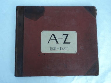 Ledger, 1931-1932