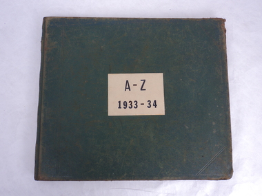 Ledger, 1933-1934
