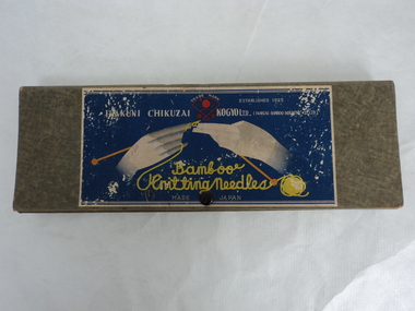 Knitting needle set, c1930