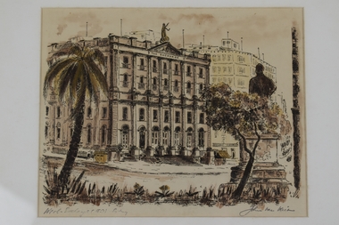 Artwork, Sydney Wool Exchange, 1851