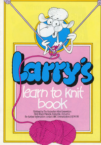 Book, Larry's Learn to Knit Book, pre 1990