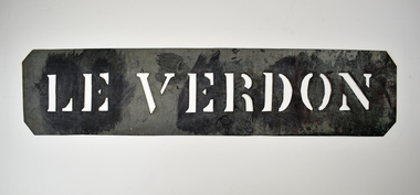 Stencil - LE VERDON