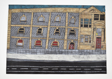 Drawing, Christian Den Besten, National Wool Museum, 2019