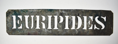 Stencil - EURIPIDES