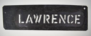 Stencil - LAWRENCE
