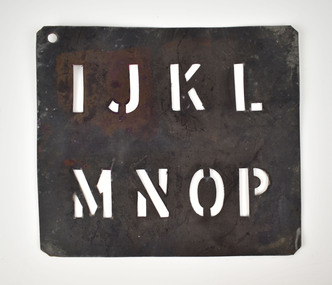 Stencil - IJKLNMOP