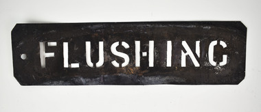 Stencil - FLUSHING