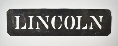 Stencil - LINCOLN