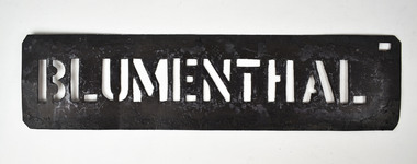 Stencil - BLUMENTHAL