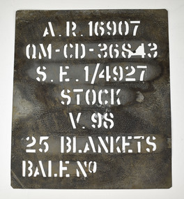 Wool Classers Stencil