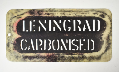 Stencil - LENINGRAD CARBONISED