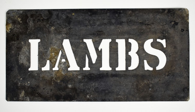 Functional object - Stencil, LAMBS, Unknown