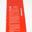 a red card with written text in multiple languages 