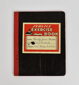 Book - Wool Classing Exercise Book, 1936-38
