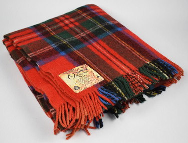 Textile - Travel Rug, Onkaparinga Woollen Mill Company