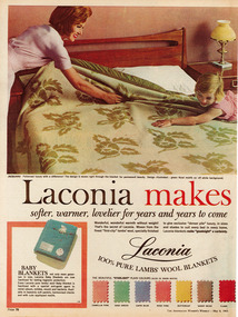Archive - Advertisement, Laconia Woollen Mills, 1963