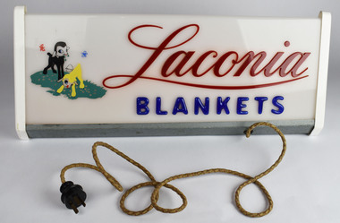 Functional object - lamp, Laconia Woollen Mills, 1960s