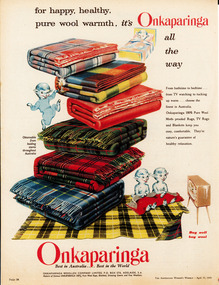 Archive - Advertisement, Onkaparinga Woollen Mill Company, 1959