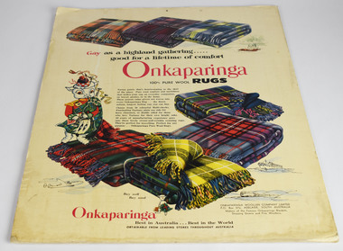 Archive - Advertisement, Onkaparinga Woollen Mill Company