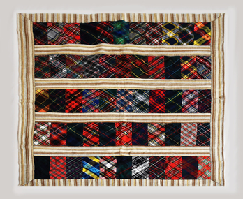 Textile - Quilt, Ms Jane McGrath, Tartan Fabric Sample, c.1990