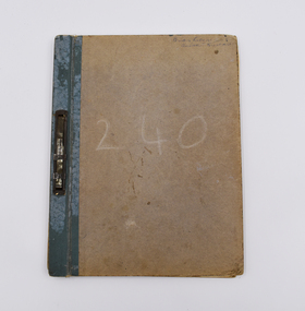Book, Wool Classing Exercise Book, 1960-62