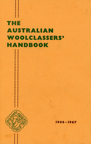 Book, The Australian Woolclassers' Handbook 1966-1967, 1966