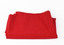 folded red fabric