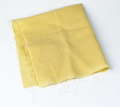 folded cream fabric
