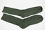 top view of two green socks laid flat
