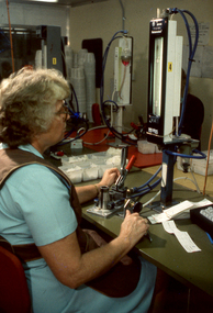 Photograph - Slide, Stuart Ascough, Tops Used in Laboratory, 1990s