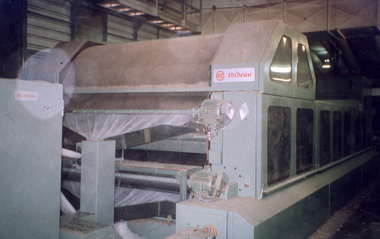 Photograph - Slide, Stuart Ascough, Carding Machine, Thibeau Schlumberger, 1990s