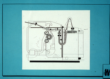 Photograph - Slide, Stuart Ascough, Combing Machine, 1990s