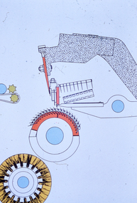 Photograph - Slide, Stuart Ascough, Combing Machine, 1990s