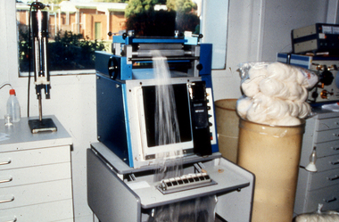 Photograph - Slide, Stuart Ascough, Tops Used in Laboratory, 1990s