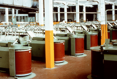 Photograph - Slide, Stuart Ascough, Combing Machines, NSC Schlumberger, 1990s